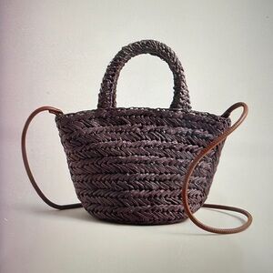 NWT JCrew Malta small handwoven bag